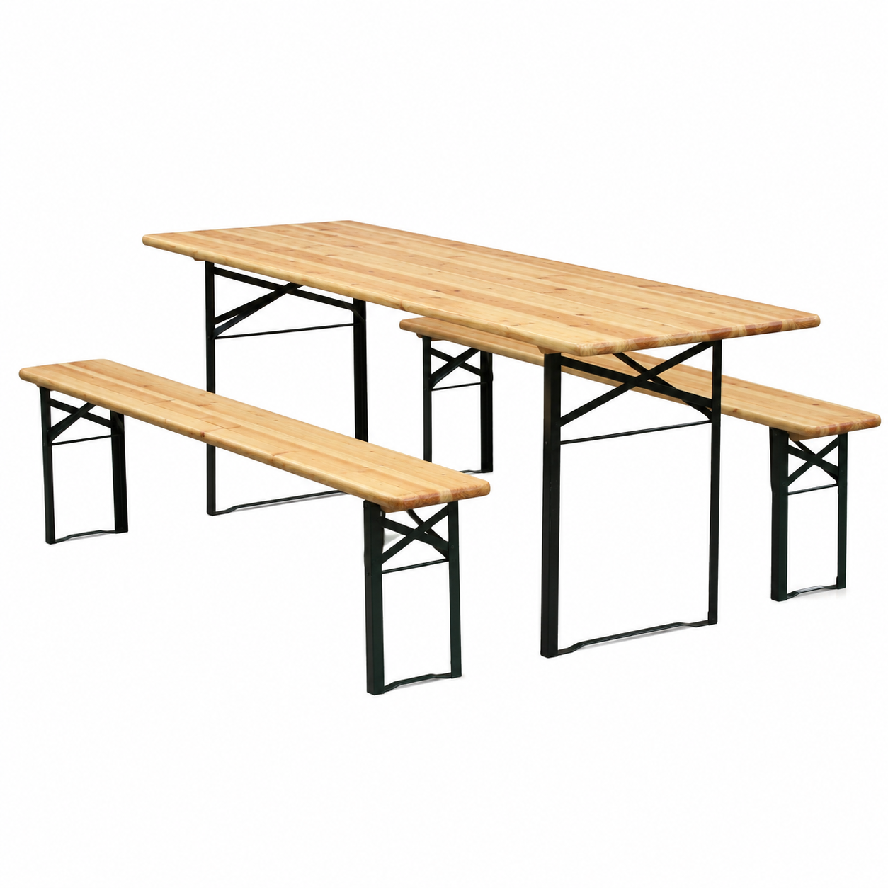 Wooden Folding Table Set