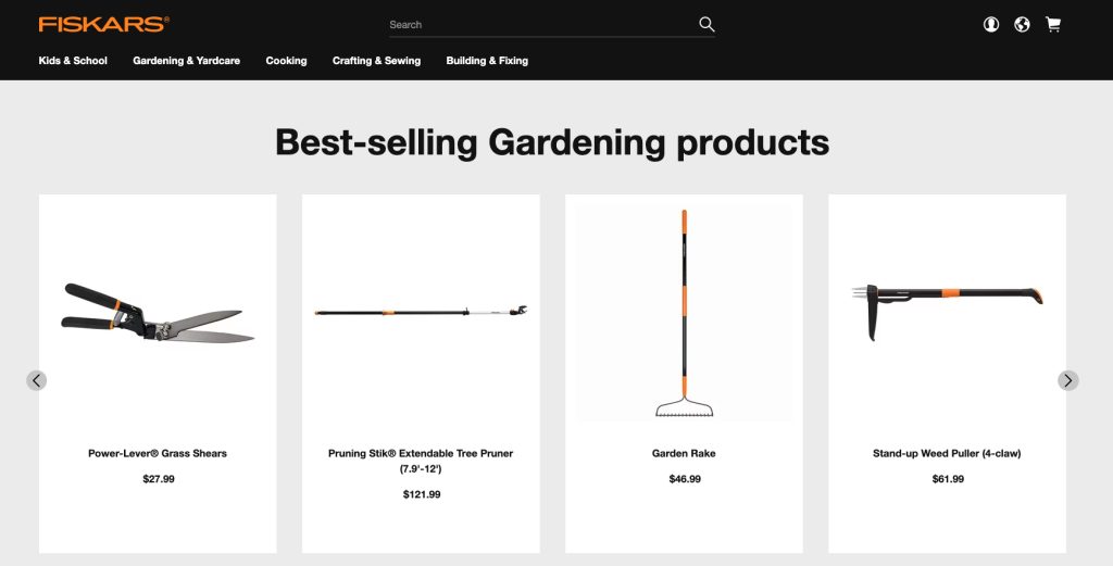 Fiskars Homepage
