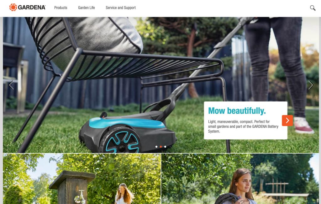 Gardena Homepage