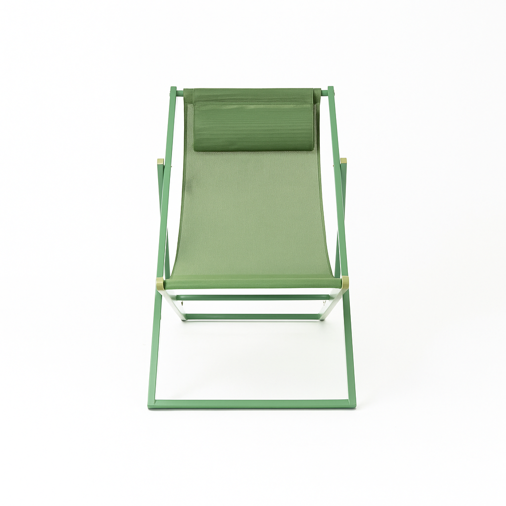 Steel lounge chair