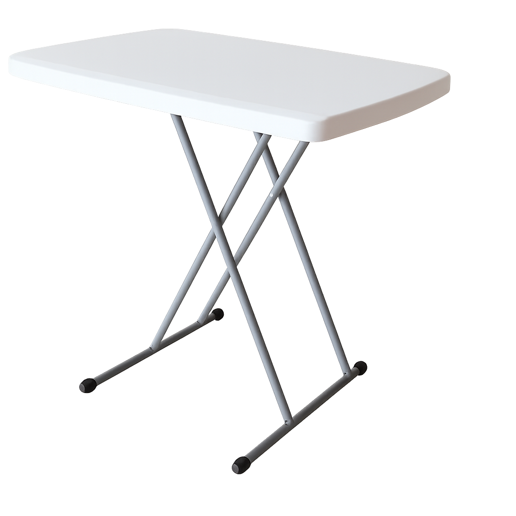 Adjust-Height Folding Table